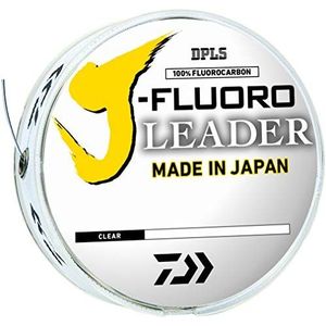 Daiwa J-Fluoro Fluorocarbon Leader - 50 Yards, helder