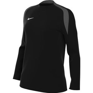 Nike Dames Top W Nk Df Strike Crew Top K, zwart/antraciet/wit, FN5012-010, M