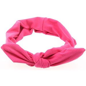 KAEHA SUN-074-08 1 gekleurde haarband voor dames, klassieke elastische haarband, roze rood
