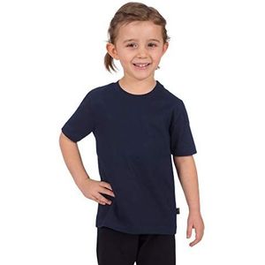 Trigema Heren T-shirt, blauw (navy 046), 116 cm