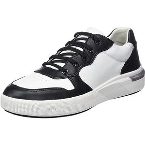 Geox D Dalyla A Sneakers voor dames, White Black, 38 EU