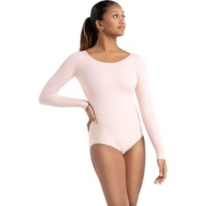 Capezio Dames turnpakje met lange mouwen, ballet roze, medium