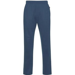 Trigema Vrijetijdsbroek voor heren van sweatkwaliteit, nachtblauw-melange, S