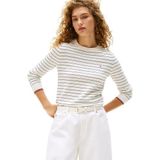 Gebreide Trui - Gestreept - Knitwear - Ronde Hals - Lange Mouw