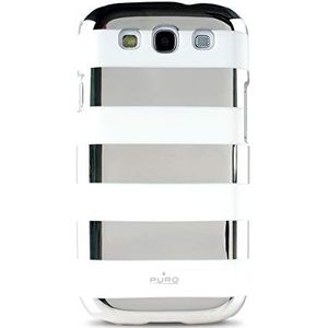 Puro Back Case - Stripe - Samsung Galaxy S3 - zilver