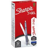 Sharpie S-Gel | Gelpennen | Medium Point (0.7mm) | Frost Blue & White Pearl Vaten | Blauwe Inkt | 12 Count