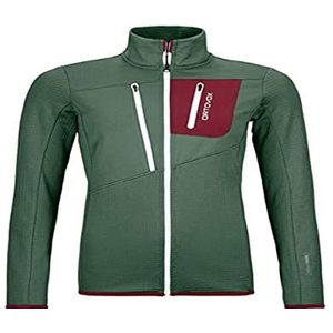 Ortovox Fleece Grid Jacket W Jacket, dames, Green Forest, XS
