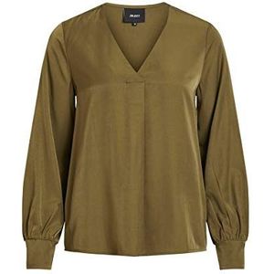 Object NOS Dames Objeileen L/S V-hals Top Noos Blouse