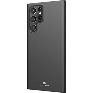 Black Rock - Cover siliconen hoes fitness case geschikt voor Samsung Galaxy S22 Ultra 5G I telefoonhoes, siliconen, dun, antislip (zwart)