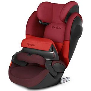 Cybex Silver 2-in-1 kinderzitje, autostoeltje voor kinderen, Pallas M-Fix SL, voor auto's met of zonder ISOFIX, groep 1/2/3 (9 - 36 kg), vanaf ca. 9 maanden tot 12 jaar; rumba red