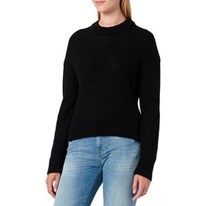 Jack & Jones JXEMBER Fluffy Crew Neck Knit Noos gebreide trui, zwart, M voor dames, blue, M