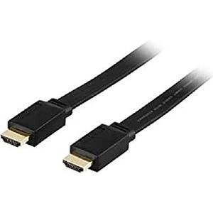 Deltaco HDMI-1050F HDMI kabel 5 m HDMI Type A (Standaard), Zwart - HDMI kabel (5 m, HDMI Type A (Standaard), HDMI Type A (Standaard), 3D, Zwart