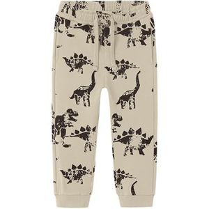 Joggingbroek - Regular Fit - Geborstelde Sweatstof - Verstelbare Taille - Print