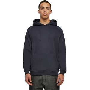 Urban Classics Blanke hoodie Sweatshirt met capuchon heren, Donkerblauw, 5XL