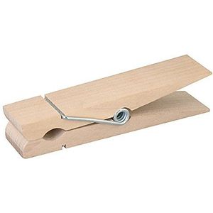 Kreul 45152 - Maxi houten clip, ca. 15 cm lang en 3,5 cm hoog, van onbehandeld hout, voor het decoreren met verschillende technieken en kleuren