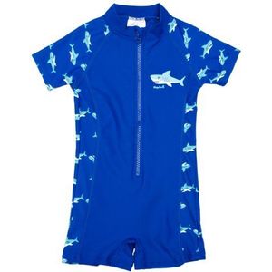 Playshoes UV zwempak Kinderen korte mouwen Shark - Blauw - Maat 98/104