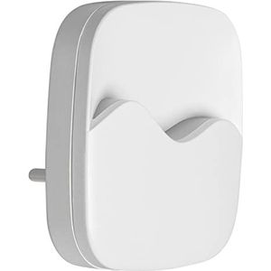 LEDVANCE Nachtlicht LED: voor stopcontact, LUNETTA Wave / 0,50 W, 220…240 V, Warm wit, 3000 K, body materiaal: polycarbonate (pc)/acrylonitrile butadiene styrene (abs), IP20
