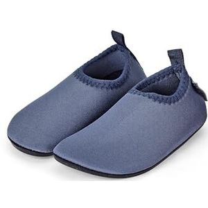 Sterntaler Badschoenen, effen, sneldrogend, uniseks, comfortabele strandslippers, blauw, 20 EU