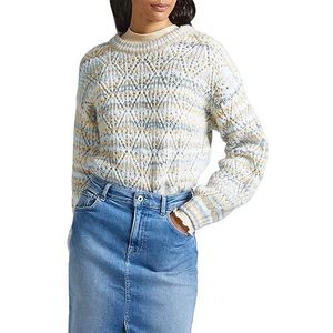 Pepe Jeans Dames Dendra Pullover Sweater, Veelkleurig (Multi), M