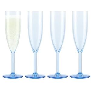 BODUM 4 stks Duurzaam Champagne Fluit Glas