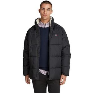 Tommy Jeans Heren TJM POLY PUFFER DM0DM20003 andere jassen, zwart (zwart), M, Zwart (zwart), M