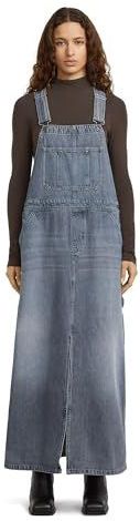 G-STAR carpenter dungaree dress wmn, meerkleurig (Faded Ice Blue D27931-d943-h449), XXS
