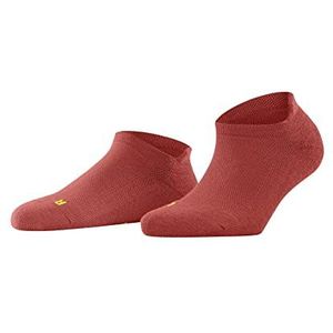 FALKE Dames Korte sokken Cool Kick Sneaker W SN Functioneel material Kort eenkleurig 1 Paar, Rood (Orange 8655), 35-36