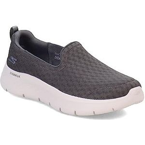 Skechers Dames Go Walk Flex-Vera Sneaker, Houtskool Textiel Trim, 41 EU