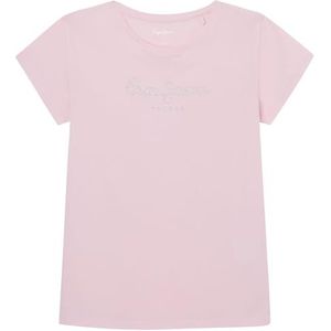 Pepe Jeans Nina T-shirt voor meisjes, roze (roze), 14 jaar, Roze (Roze), 14 jaar