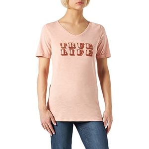 Supermom T-shirt voor dames met korte mouwen True Life, Misty Rose - P482, 38 NL
