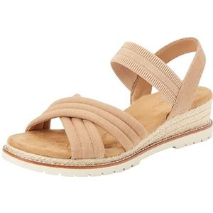 Skechers Vrouwen Bob's Desert KISS Shore Genoeg, Tan Textiel, 37 EU