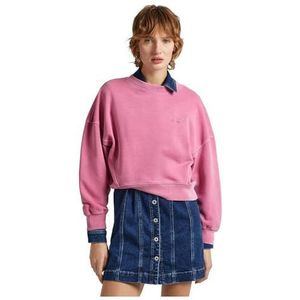 Pepe Jeans Lynette sweatshirt voor dames, roze (Engelse roze roze), M, Roze (Engels Rose Roze), M