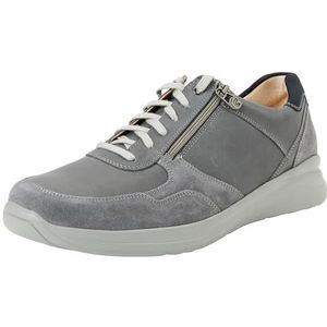 Ganter Harald sneakers voor heren, grijs/blauw, 45 EU breed, grijsblauw, 45 EU Breed