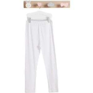 HappySkin Voetloze legging (pj onderkant) 8-9 jaar - Wit