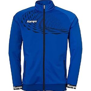 Kempa Herren Wave 26 Poly sport-voetbal trainingssweatshirt voor jongens, sweatjack, blauw (koningsblauw/marineblauw), XXX-Large