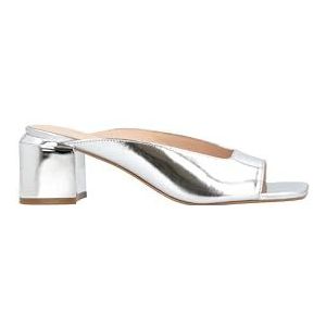 PINKO Mirror Sandal voor dames, zilver, 35 EU, Zilver, 35 EU