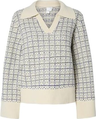 Yas - Livia - Gebreide Trui - V-hals - Lange Mouwen - Glitter Detail