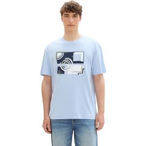 TOM TAILOR Denim Heren T-shirt, 11270 - Kentucky Blue, S