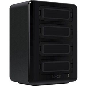 Lexar Professionele workflow HR1 vier-baai USB 3.0 lezer hub - zwart