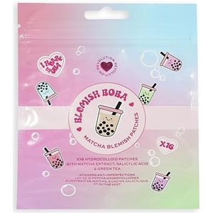 I Heart Revolution - Bubble Tea Boba Imperfections-Patches - 16 Stuks - Salicylzuur - Groene Thee