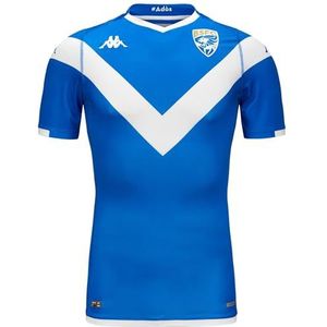 KappaKombat Home Brescia 23-24, thuisshirt voor heren, blauw/wit, L, heren