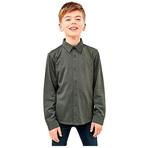 NAME IT Nkmnebron Ls Shirt Noos shirt met lange mouwen, Balsam Green, 158/164