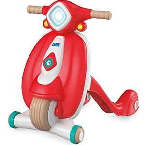 Clementoni Baby Scooter Loopwagen, ride on speelgoedauto, rijspeelgoed, activiteitencentrum educatief, 10-36 maanden, 17403,Meerkleurig