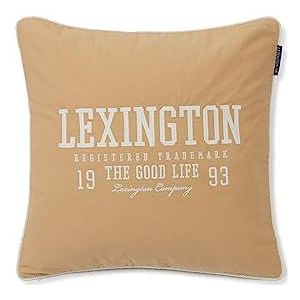 Lexington Kussensloop, 50 x 50 cm, beige/wit (The Good Life)