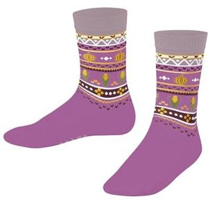 FALKE - Pumpkin Fair Isle - Gedessineerd Katoen Sokken - Rood - Kinderen