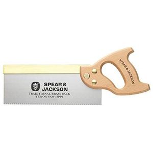 Spear & Jackson 9540B-91 traditionele messing achterzaag, 10 ""x 15 pts