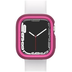 OtterBox Watch Bumper voor Apple Watch Series 9/8/7-41mm, Schokbestendig, Valbestendig, Slanke beschermhoes voor Apple Watch, Beschermscherm en Randen, Roze