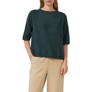 s.Oliver - Gebreide Trui - Bottle Green - Met Raglanmouwen