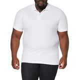 JP 1880 Heren grote maten grote maten Menswear L-8XL poloshirt, basic, halve mouw, piqué, L tot 10XL 702560, sneeuwwit, 8XL