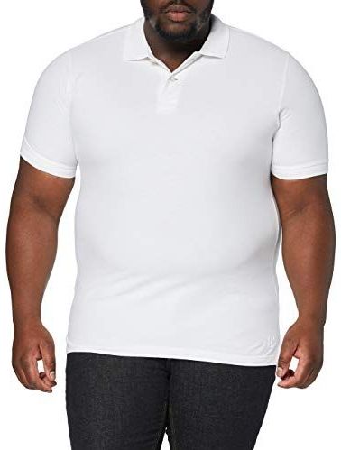 JP 1880 Heren grote maten grote maten Menswear L-8XL poloshirt, basic, halve mouw, piqué, L tot 10XL 702560, sneeuwwit, 8XL